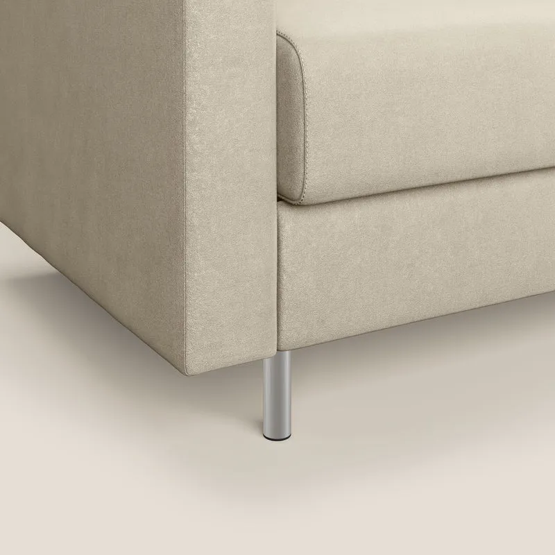 Megan fauteuil convertible en microfibre détachable T11 Taupe tortora