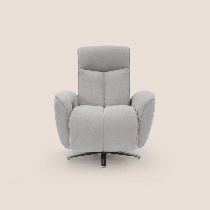 EVA fauteuil RELAX en tissu imperméable T02 gris clair