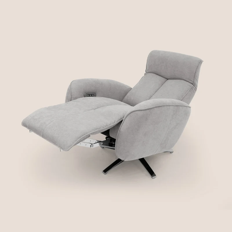 EVA fauteuil RELAX en tissu imperméable T02 gris clair
