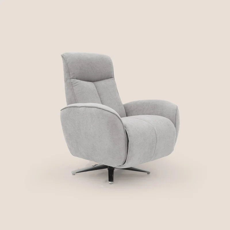 EVA fauteuil RELAX en tissu imperméable T02 gris clair