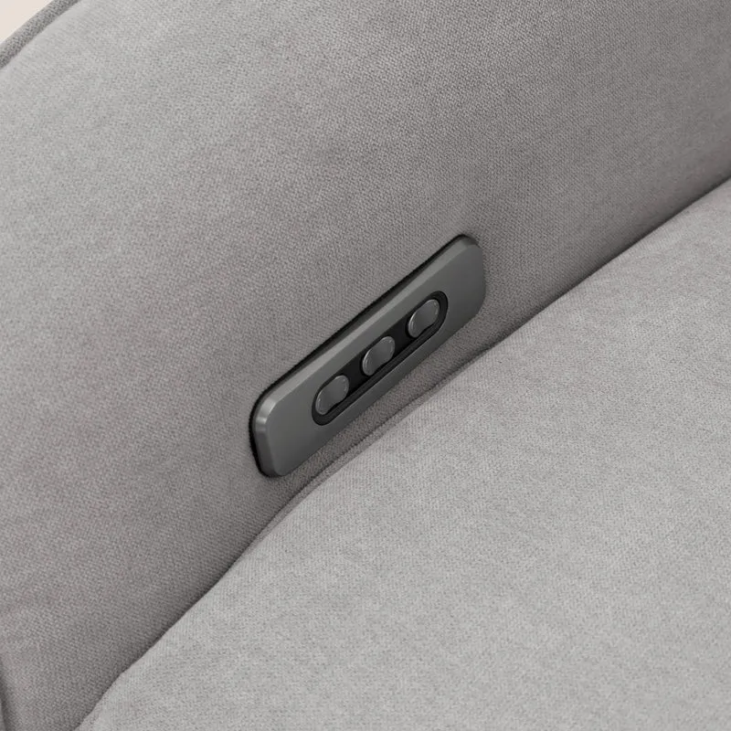 EVA fauteuil RELAX en tissu imperméable T02 gris clair