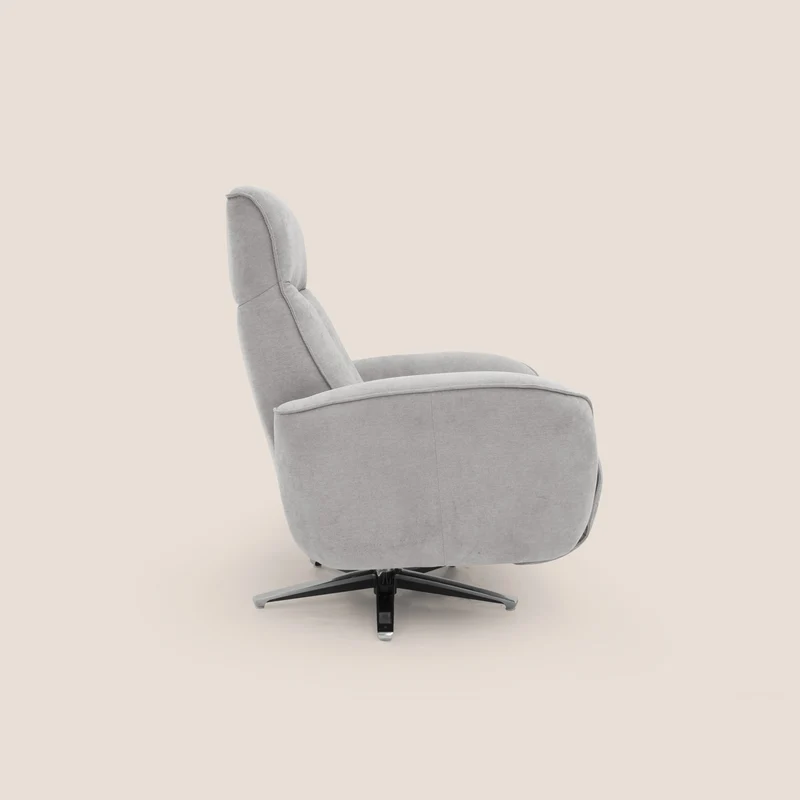 EVA fauteuil RELAX en tissu imperméable T02 gris clair