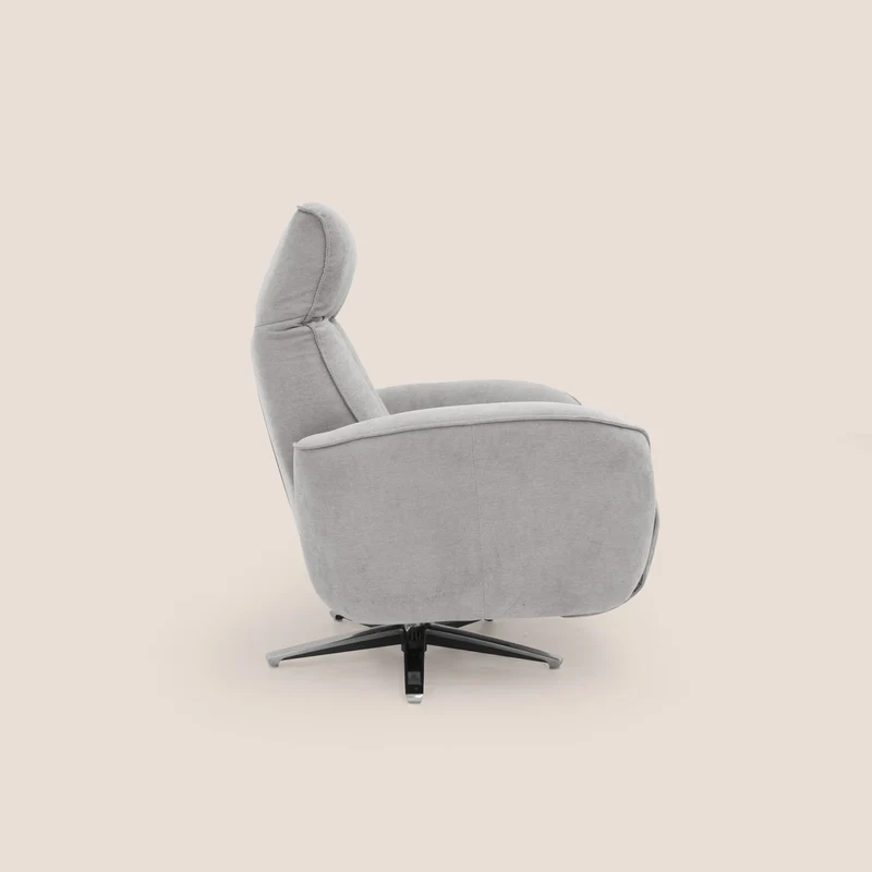 EVA fauteuil RELAX en tissu imperméable T02 gris clair