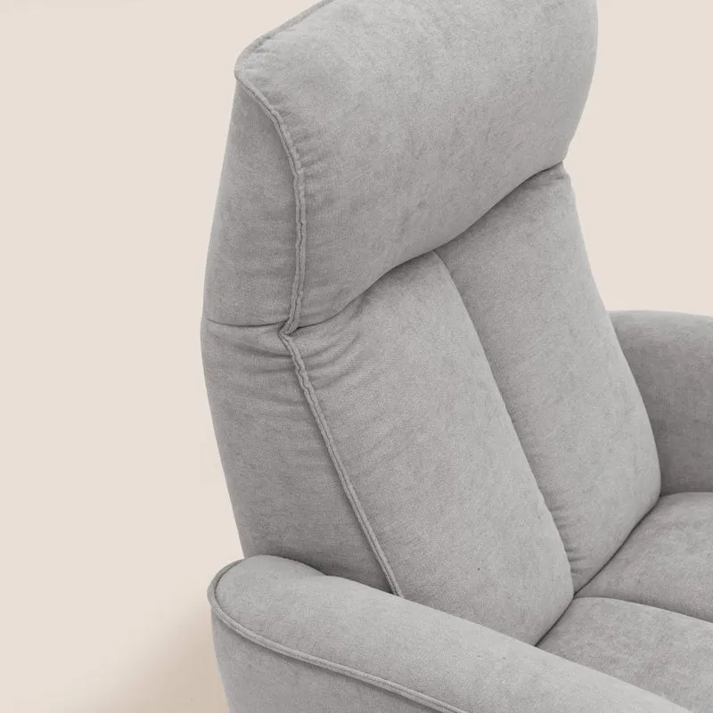 EVA fauteuil RELAX en tissu imperméable T02 gris clair