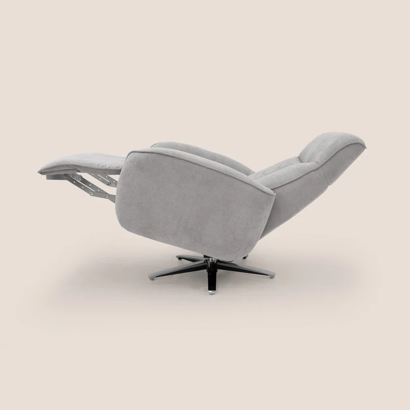 EVA fauteuil RELAX en tissu imperméable T02 gris clair