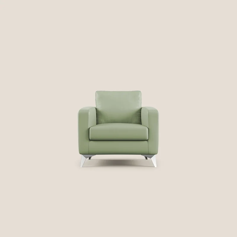 Orione fauteuil en simili cuir imperméable T04 vert