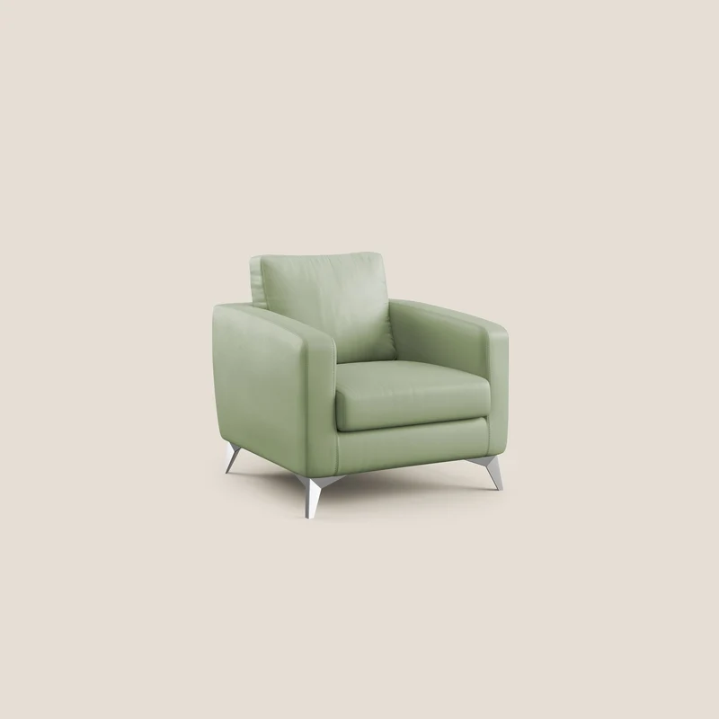 Orione fauteuil en simili cuir imperméable T04 vert