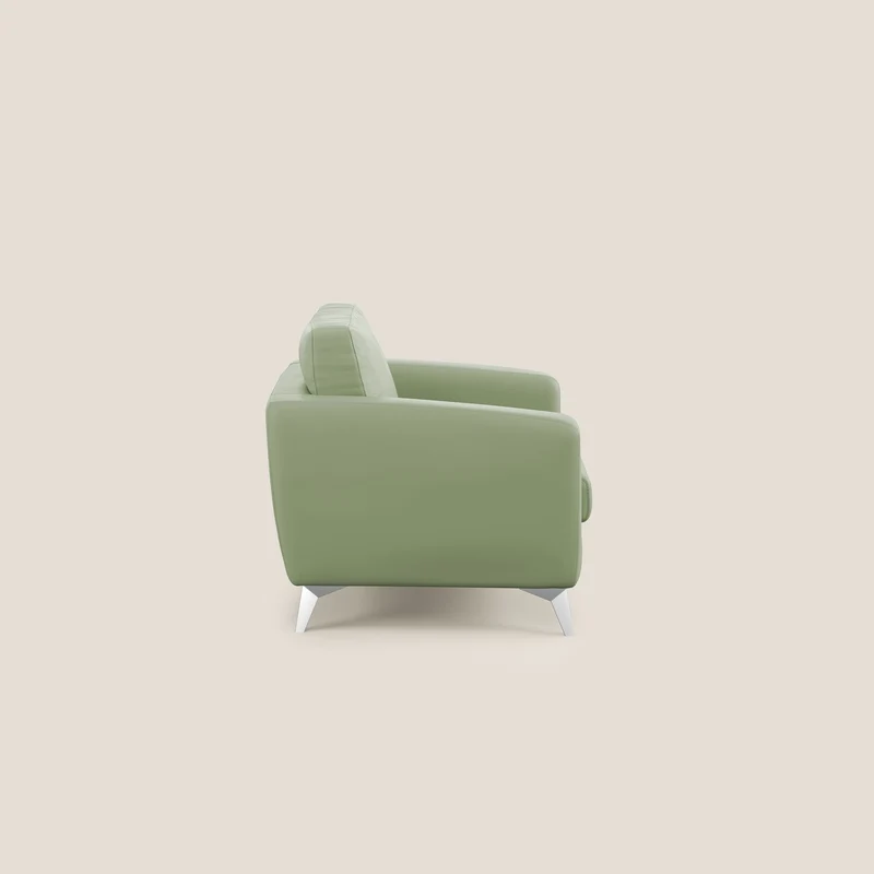Orione fauteuil en simili cuir imperméable T04 vert