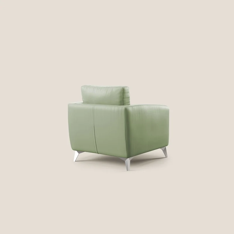 Orione fauteuil en simili cuir imperméable T04 vert