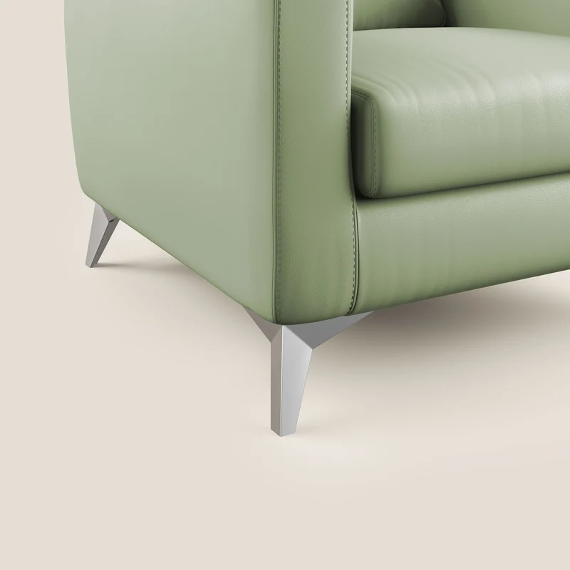 Orione fauteuil en simili cuir imperméable T04 vert