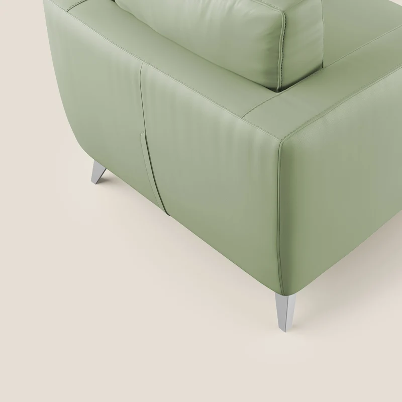 Orione fauteuil en simili cuir imperméable T04 vert