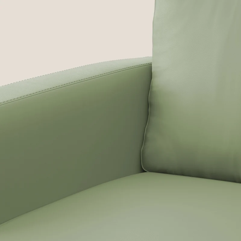 Orione fauteuil en simili cuir imperméable T04 vert
