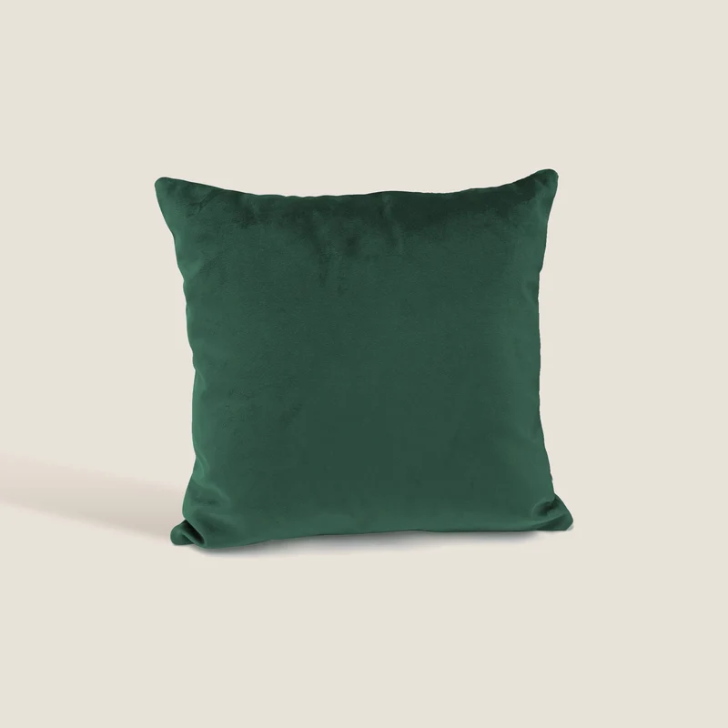 Velluto coussins carrés en velours imperméable vert