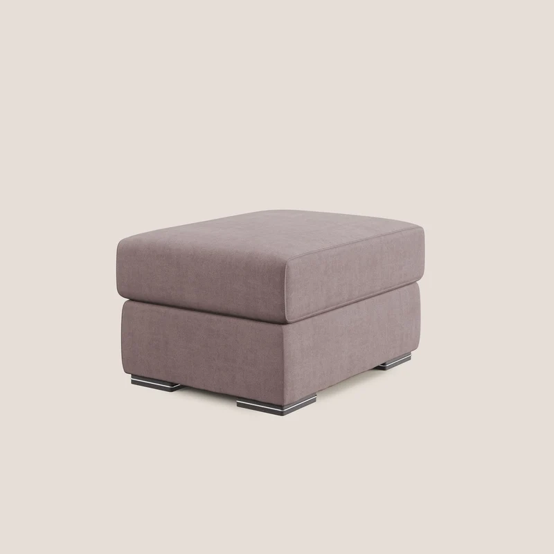 Sun pouf coffre en tissu imperméable T02 rose