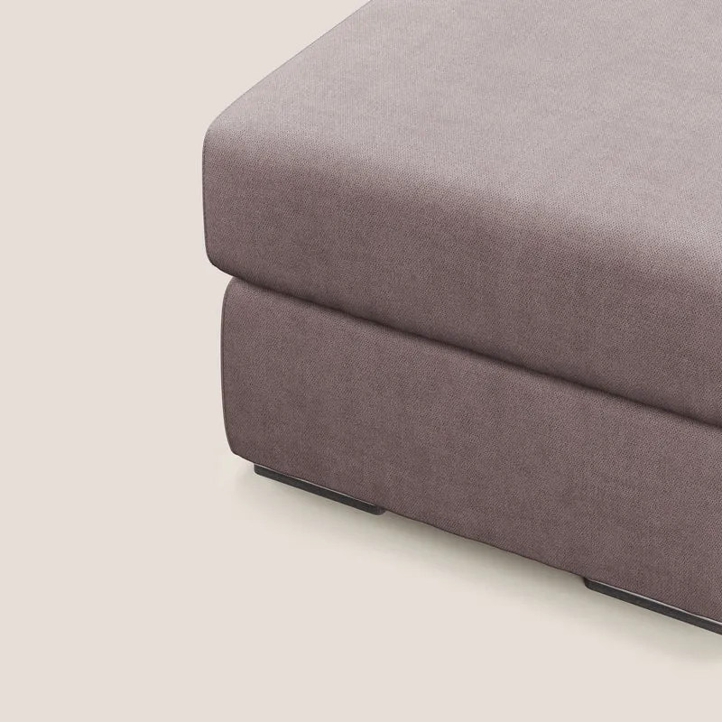 Sun pouf coffre en tissu imperméable T02 rose