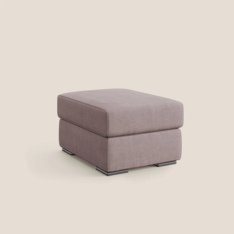 Sun pouf coffre en tissu imperméable T02 rose