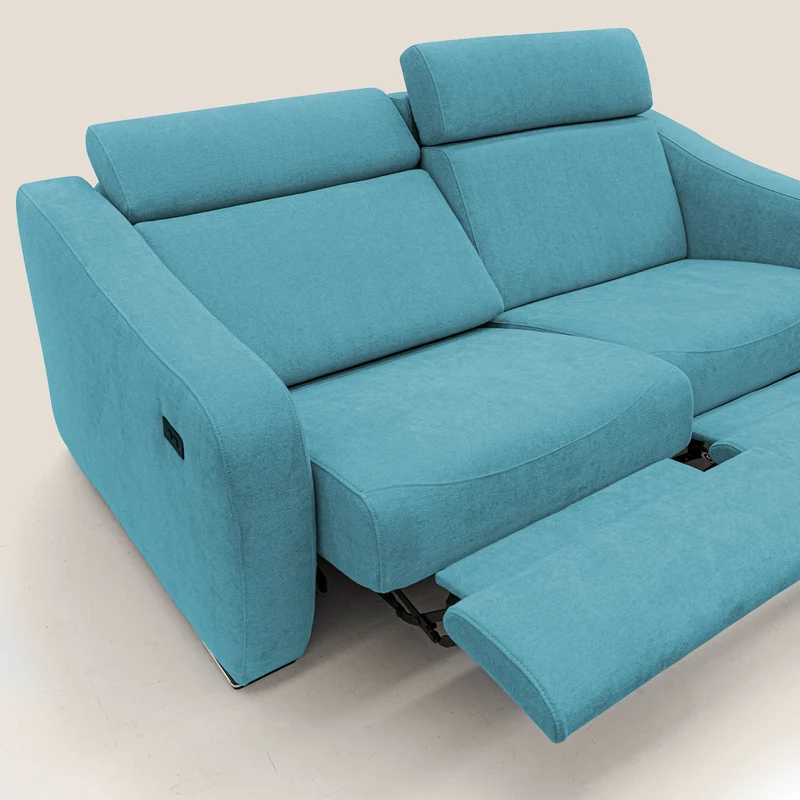 Gummy Canapé avec relax électrique bleu ciel