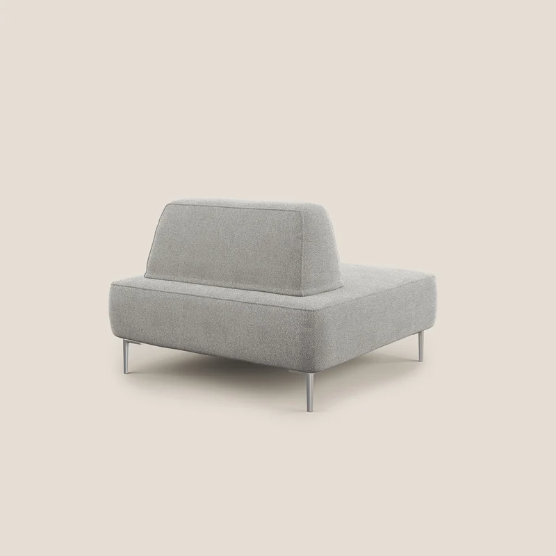 Newton fauteuil modulable avec dossier amovibles T07 gris
