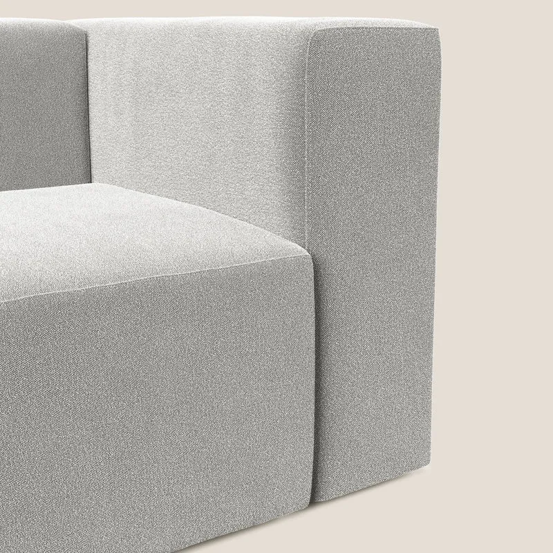 Nettuno module d'angle/latéral en bouclette douce T07 gris