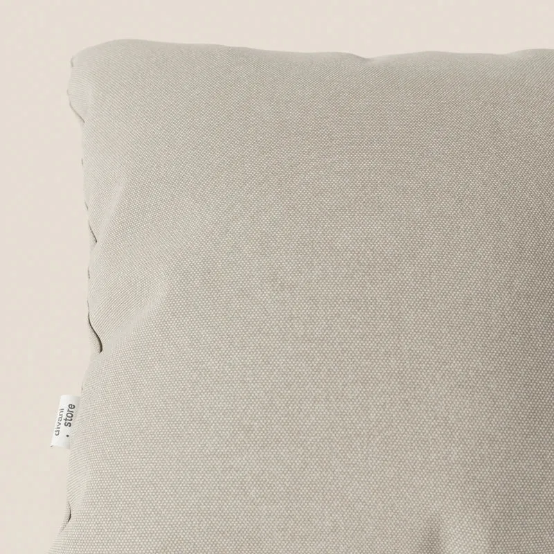Honey coussin disponible en plusieurs couleurs, réalisé en tissu similicoton imperméable T13 crème