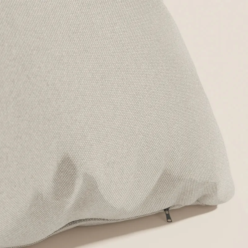 Honey coussin disponible en plusieurs couleurs, réalisé en tissu similicoton imperméable T13 crème