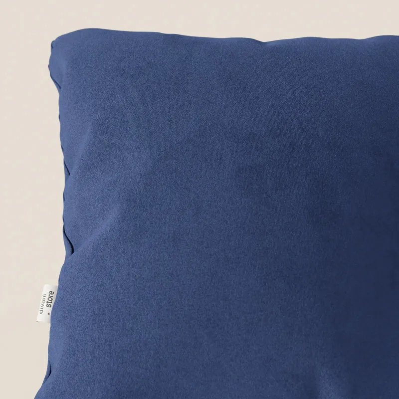 Coussin Jazz disponible en plusieurs couleurs, fabriqué en microfibre technique détachable T11 bleu