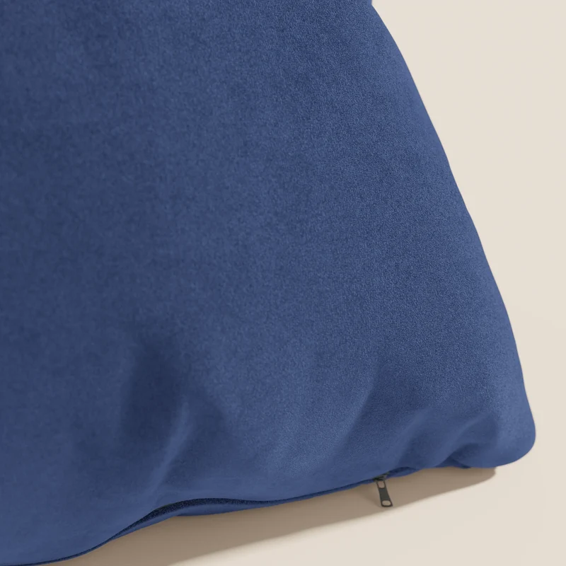 Coussin Jazz disponible en plusieurs couleurs, fabriqué en microfibre technique détachable T11 bleu
