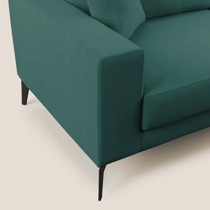 Prestige canapé d'angle moderne réversible en microfibre détachable T11
