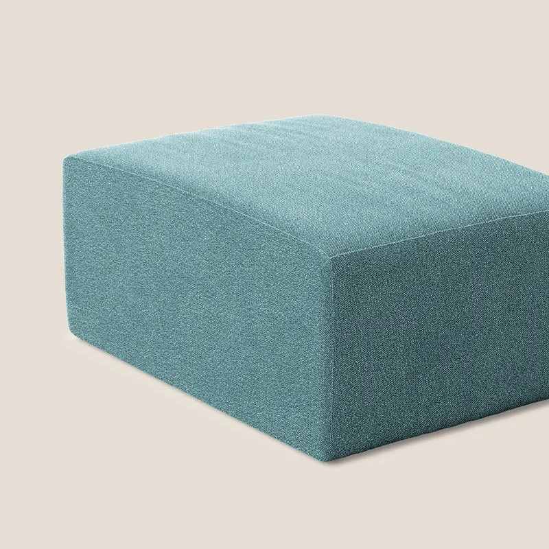Nettuno pouf module en bouclette douce T07 bleu clair