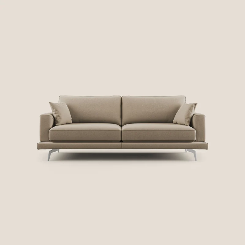 Dorian canapé moderne en tissu doux anti-tache T05 beige