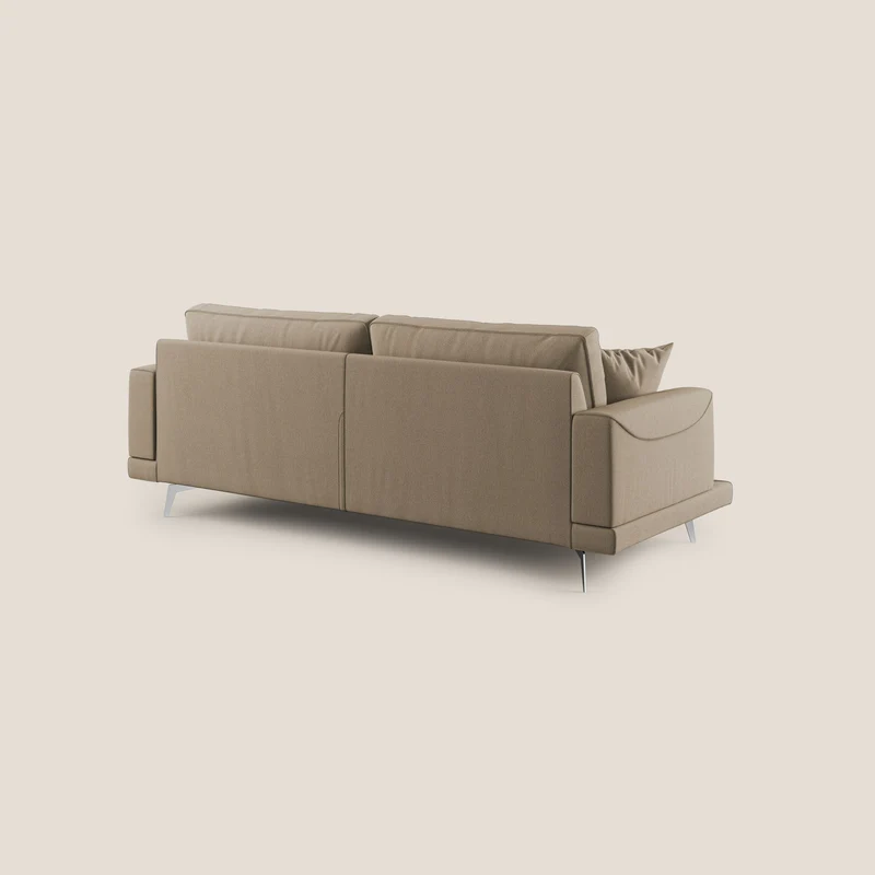 Dorian canapé moderne en tissu doux anti-tache T05 beige