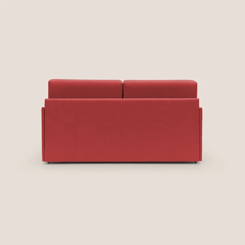 Evans Canapé convertible en tissu imperméable T13 rouge