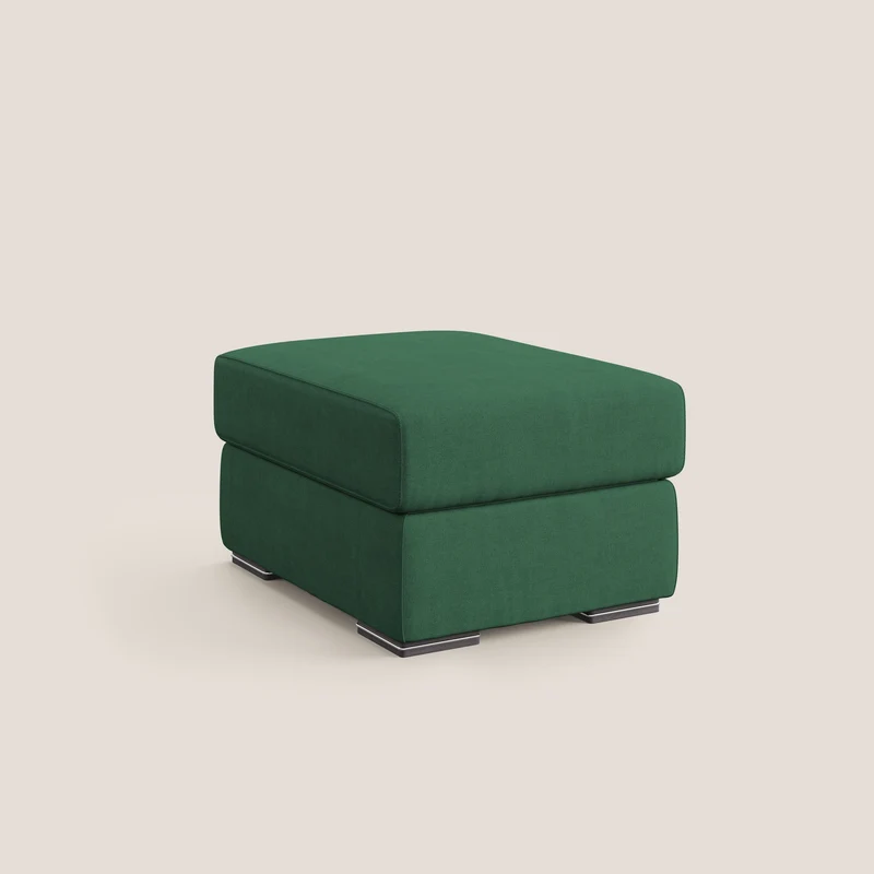 Sun pouf coffre en tissu imperméable T02 vert