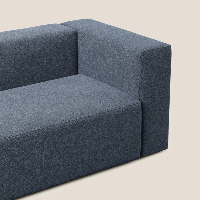Nettuno module d'angle/latéral maxi en bouclette douce T07 bleu