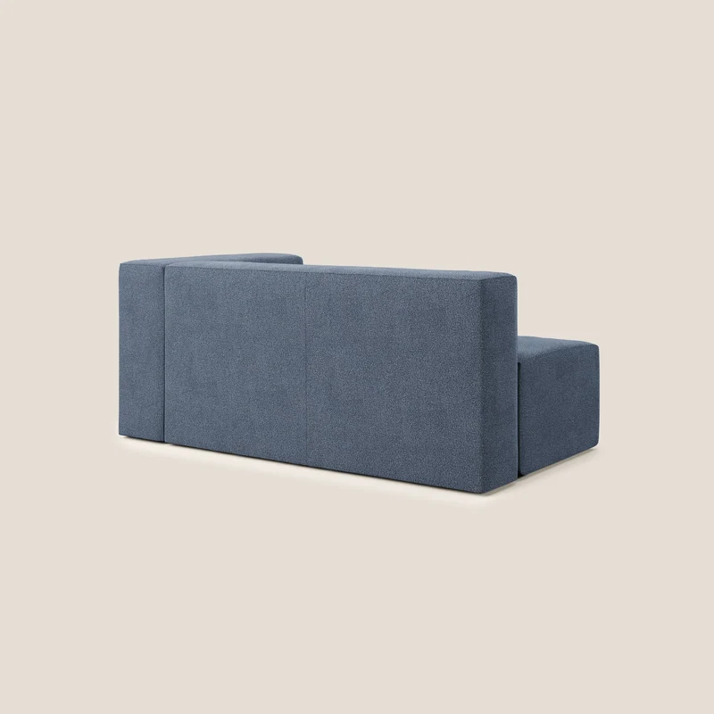 Nettuno module d'angle/latéral maxi en bouclette douce T07 bleu