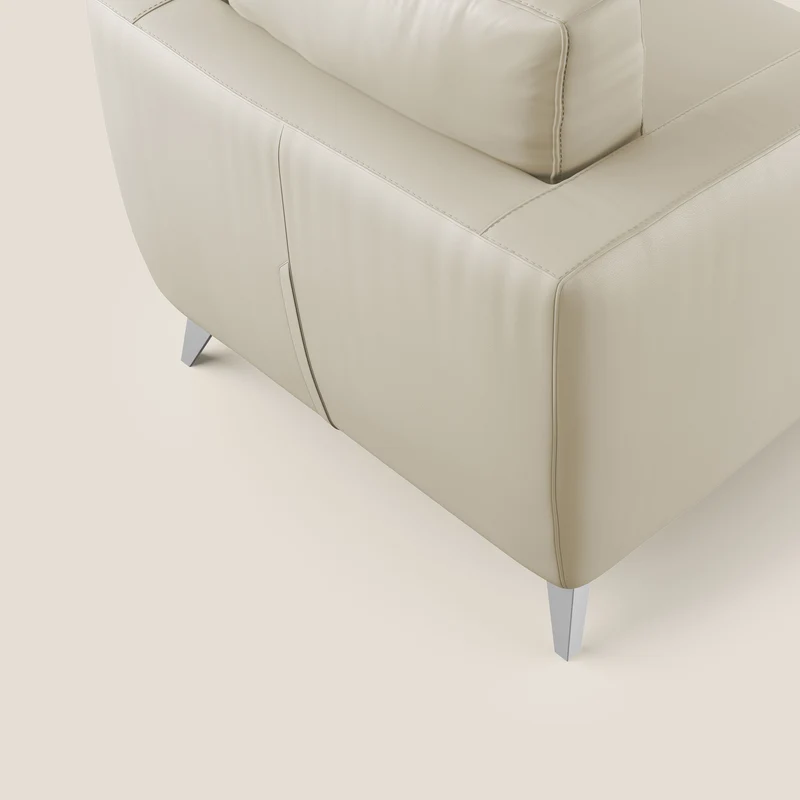 Orione fauteuil en simili cuir imperméable T04 crème