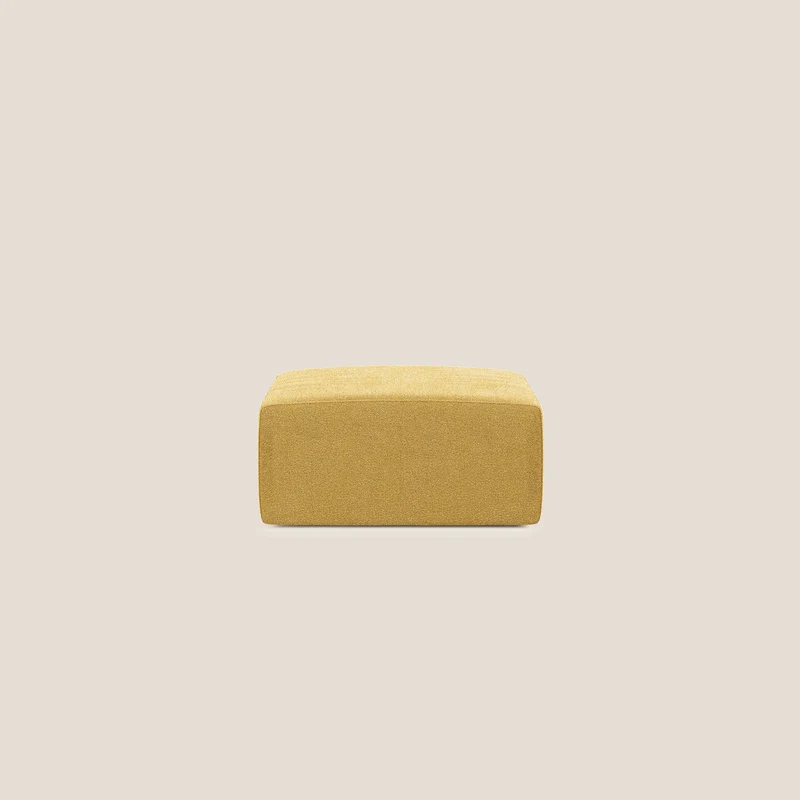 Nettuno pouf module en bouclette douce T07 jaune