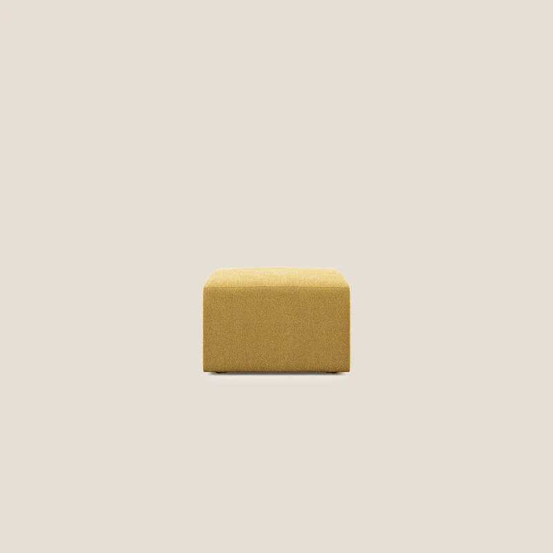 Nettuno pouf module en bouclette douce T07 jaune