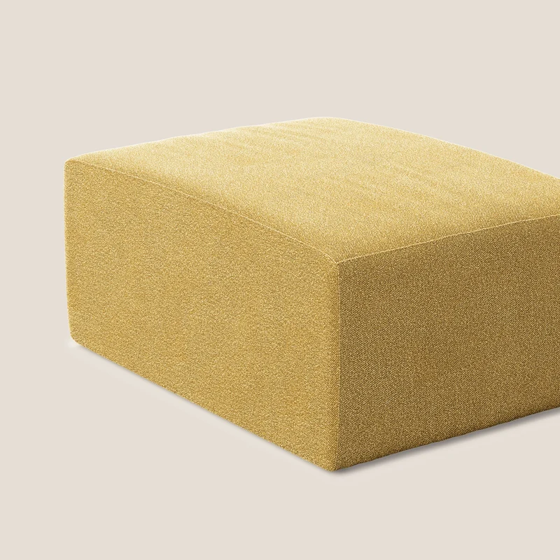 Nettuno pouf module en bouclette douce T07 jaune