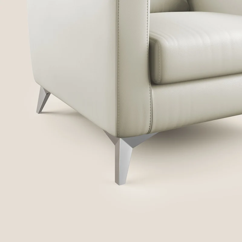 Orione fauteuil en simili cuir imperméable T04 Taupe tortora