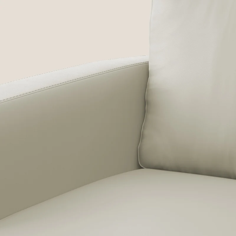 Orione fauteuil en simili cuir imperméable T04 Taupe tortora