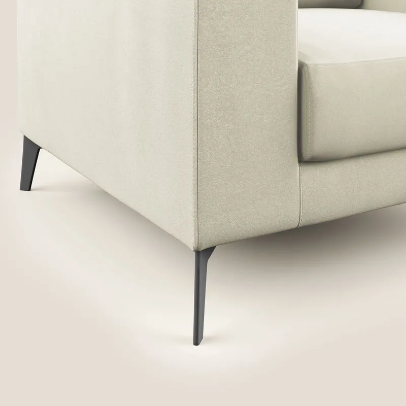 Prestige fauteuil moderne en microfibre détachable T11 crème