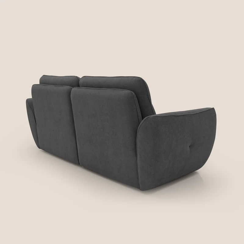 Cerbero canapé 2 ou 3 places en bouclette douce imperméable T07 anthracite