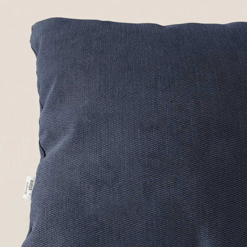 Coussin Miami disponible en plusieurs couleurs, fabriqué en tissu imperméable T14 bleu doux