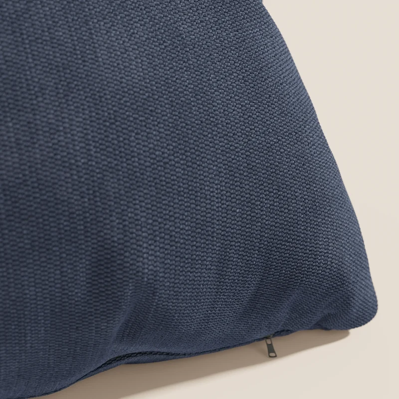 Coussin Miami disponible en plusieurs couleurs, fabriqué en tissu imperméable T14 bleu doux