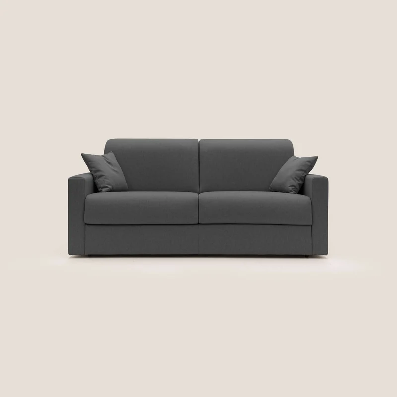 Chris Canapé convertible en tissu imperméable T13 anthracite