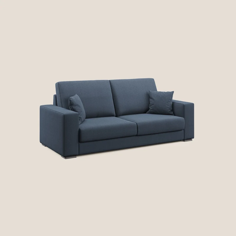 Marte canapé en tissu détachable et imperméable T08 bleu