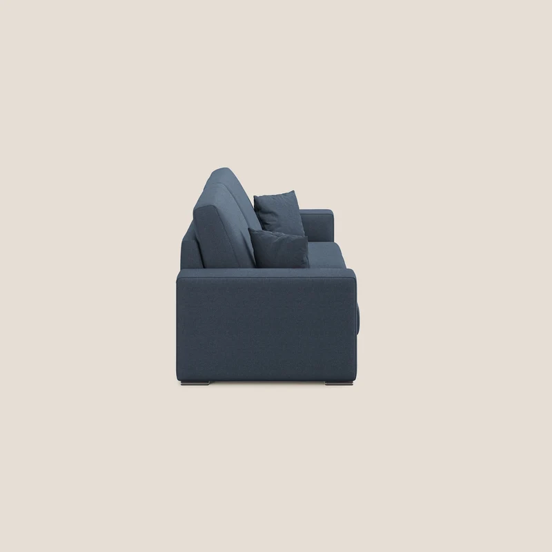 Marte canapé en tissu détachable et imperméable T08 bleu