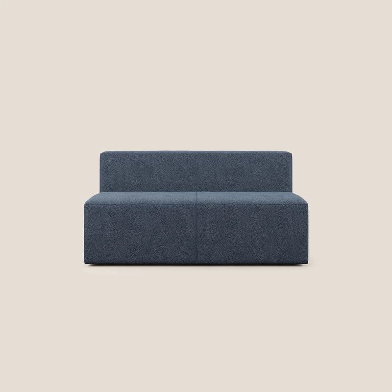 Nettuno module central maxi en bouclette douce T07 bleu