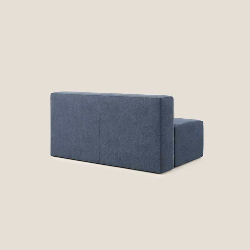 Nettuno module central maxi en bouclette douce T07 bleu